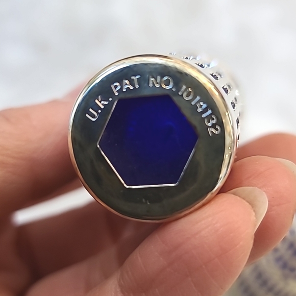 Elegance Cobalt Blue Glass & Silverplate Salt & Pepper Shakers - Picture 3 of 4